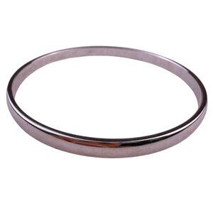 Monet Womens Silver Tone Metal Bangle Bracelet Classic Design